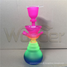 Bunte Glas Shisha mit LED für OEM-Service